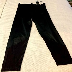 Adidas Black Midrise Long Tight